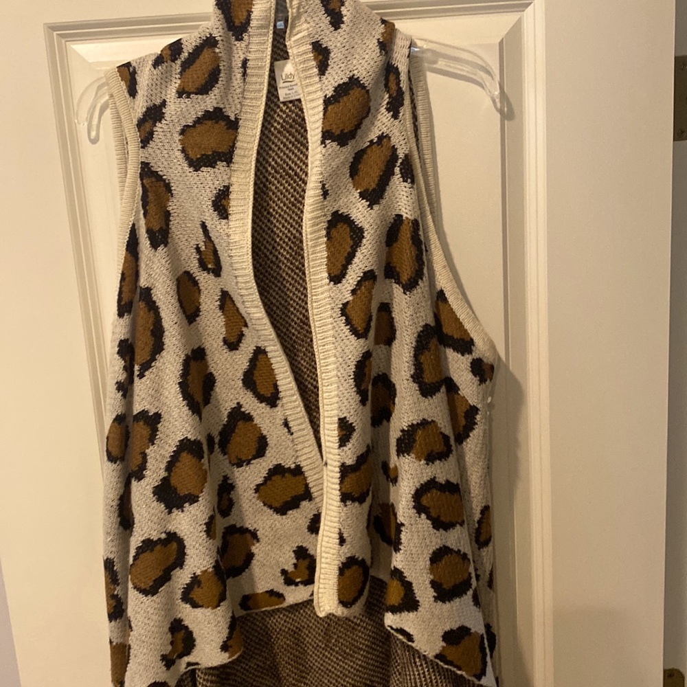 Printed Sweater Vest - Size L/XL